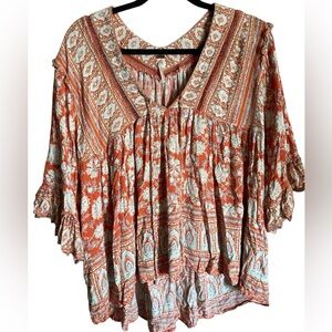 EUC | Free people Tunic 🧡